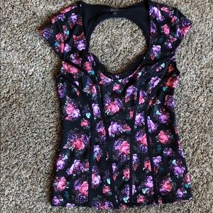 Guess Los Angeles floral shirt